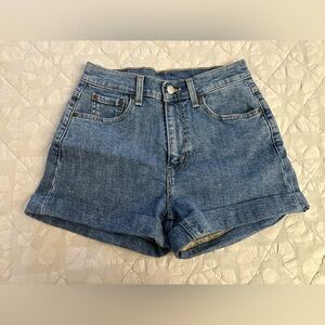Levi’s high waisted shorts